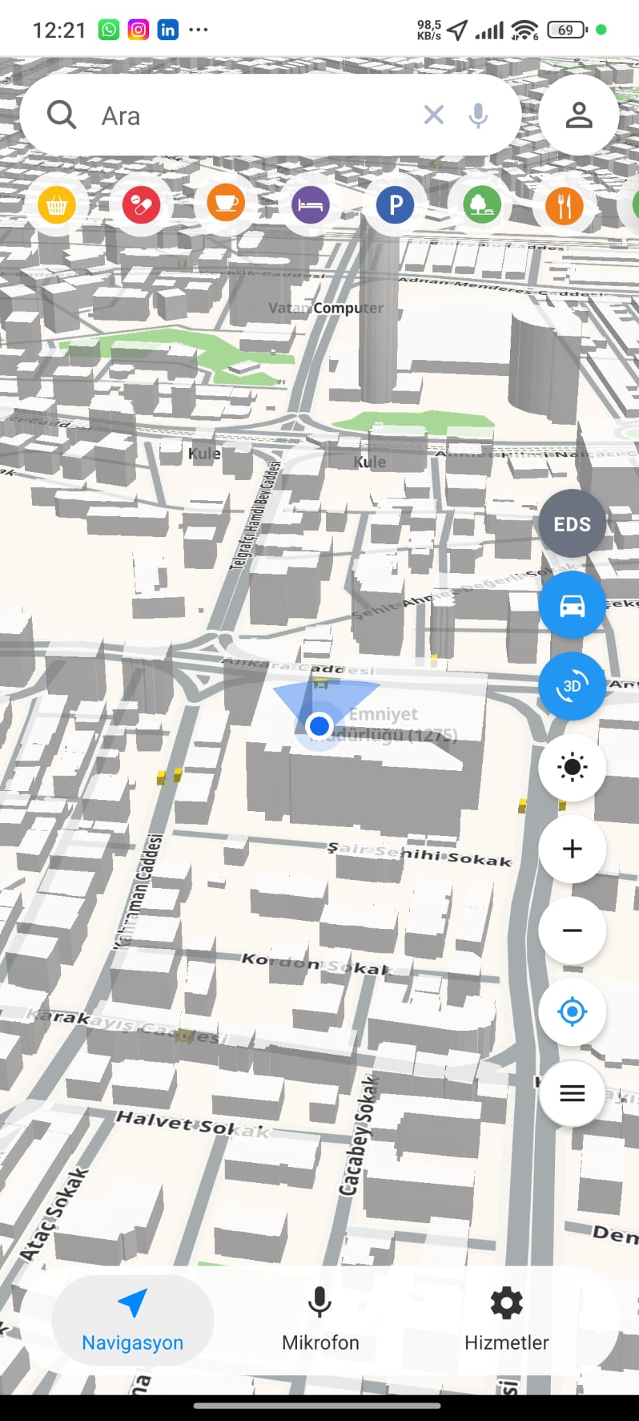 Interactive 3D Map