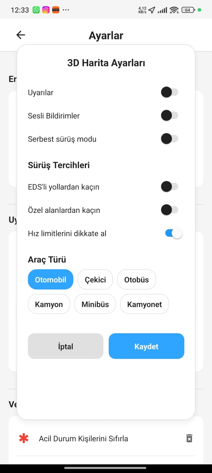 Map Preferences